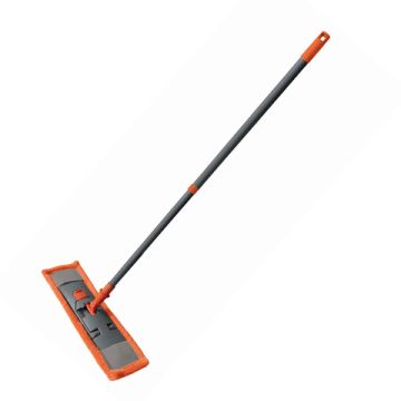 Швабра с флаундером 40см телескопическая ручка 75-135см МОП микрофибра YORK Classic 1/24