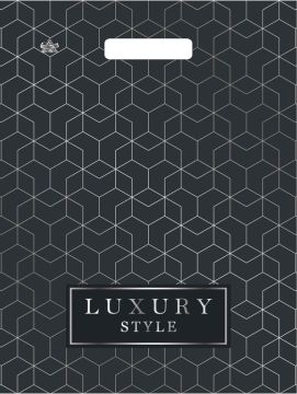 Пакет с вырубной ручкой (31х40)-30 Стиль лакшери Тико 50/1300