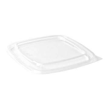 Крышка для контейнера ПЭТ СпК-1919К (190х190х16,2) Кубик прозрачная ПолиЭр 70/140