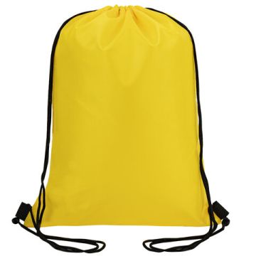Сумка для обуви BRAUBERG, прочная, на шнурке, желтая, 42x33 см 1/10/200