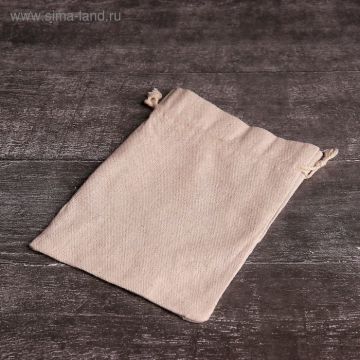 Подарочный мешок холщевый 18х12см 1/50/2000