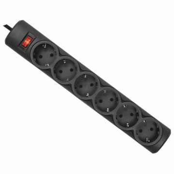 Сетевой фильтр 5м DEFENDER DFS 155 6 розеток черный 1/30 