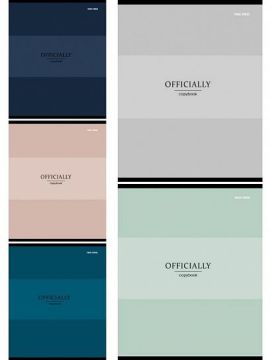 Тетрадь 48л А5 клетка мелованный картон OFFICIALLY  1/5/100