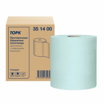 Бумага протирочная TORK 360м 1-слойная 888листов 30х40,5см 1/1 