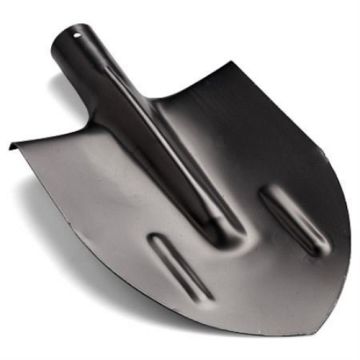 Лопата штыковая остроконечная под черенок d-38 рельс. сталь