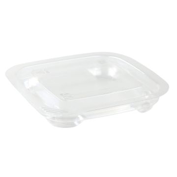 Крышка для контейнера ПЭТ СпК-0909К (93х93) Квадрат стакан ПолиЭр 50/500