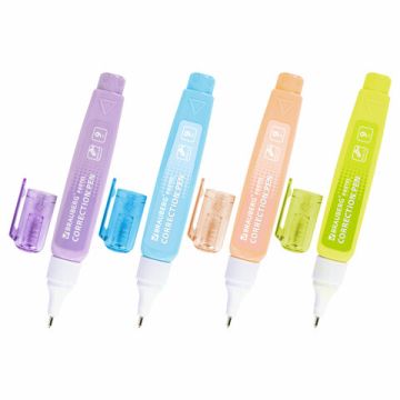 Корректор-ручка 9мл в пастельном корпусе BRAUBERG PASTEL 1/12 