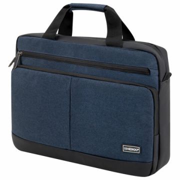 Сумка-портфель HEIKKI FORWARD с отд для ноутбука 15,6 темно-синяя 29х40х9см 1/15 