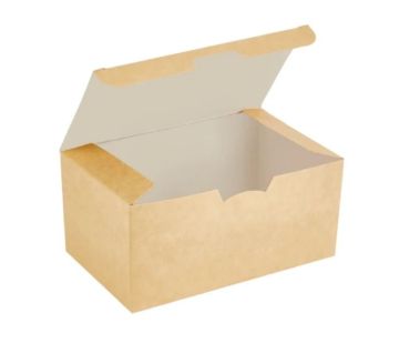 Коробка для фастфуда 115х75х45мм 400мл ECO Fast Food Box S DoECO 50/600