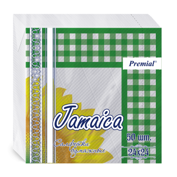 Салфетки (24х24) Jamaica Подсолнух (50) БумфаГрупп 1/32