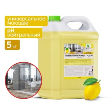 Средство жидкое 5л моющее универсальное концентрат, нейтральное Clean&Green 1/2