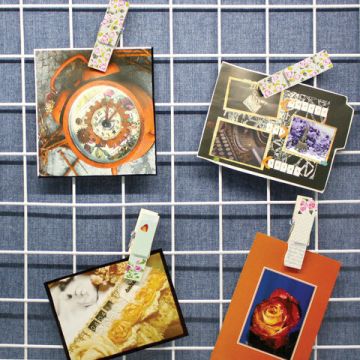 Прищепки декоративные Шебби-шик 4 штуки 7,2 см ассорти ОСТРОВ СОКРОВИЩ 1/24