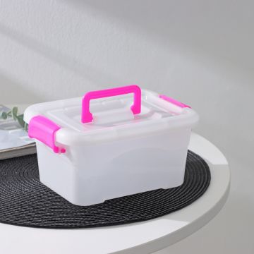 Ящик для хранения с крышкой (205х150х95) матовый с ручкой 1/150