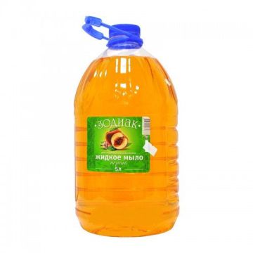 Мыло жидкое 5л ПЭТ Зодиак Персик К-10-6с 1/4