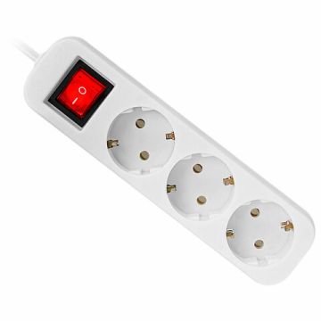 Сетевой фильтр 3м DEFENDER ES 3 розетки белый 1/30 
