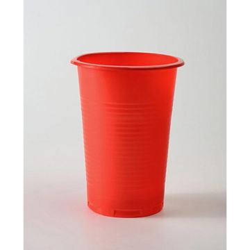 Стакан одноразовый ПП 0,2л цвет красный 100/4200