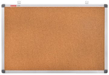 Доска пробковая 60х90см для объявлений алюминевая рамка BRAUBERG Extra 1/1 