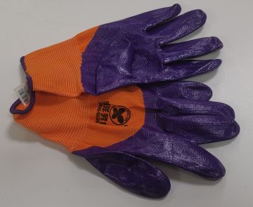 Перчатки спец для защиты рук нитрил фиолетовые 12/960