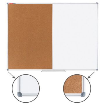 Доска магнитно-маркерная-пробковая 90х120см BRAUBERG EXTRA 1/1 