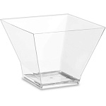 Креманка 200мл 80х80мм Средняя пагода прозрачная Кристалл 12/240