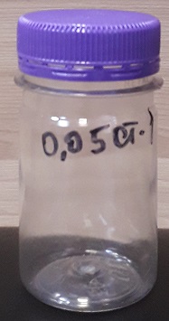 ПЭТ бутылка 0,05л горло 38мм прозрачная 100/100 