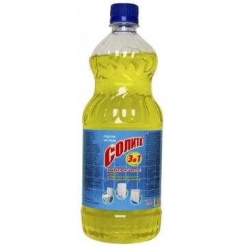 Средство жидкое 1л чистящее 3 в 1 Солита 1/12