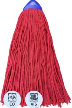 Насадка МОП для швабры МОП Премиум BIG 32х8 х/б+вискоза 300 г (ТВ-003-17К) 1/50 