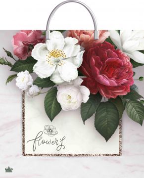 Пакет с пластмассовыми ручками (36х37)-100 Симпатия Тико 10/100