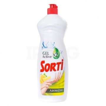 Средство жидкое для мытья посуды 900мл SORTI (Сорти) Лимон 1/12