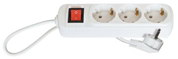 Удлинитель сетевой 5м Спутник 3 розетки с заземлением 1/20