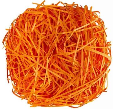 Наполнитель бумажный 100г оранжевый интенсив гофра 1/1 nelK