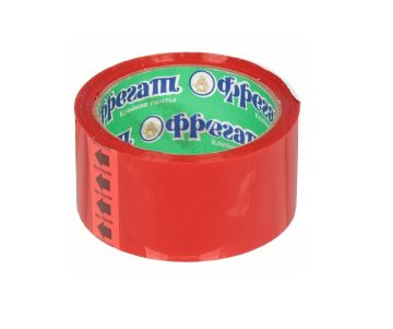 Клейкая лента цветная (48х50) красная 6/72