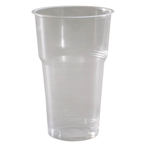 Стакан одноразовый ПП 0,5л d-95 прозрачный факел Э П/пл 50/1400