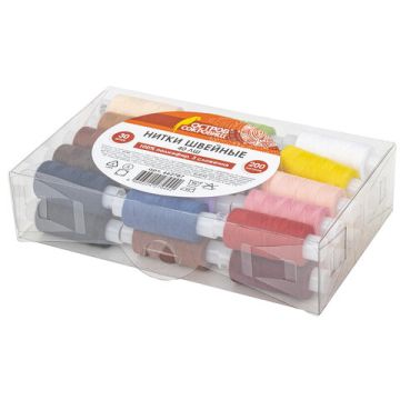 Набор швейных ниток 30 цв по 200м ОСТРОВ СОКРОВИЩ 1/45