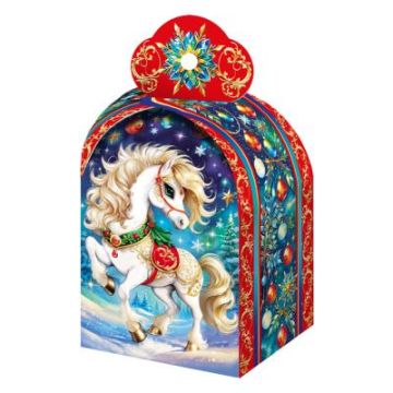 НГ Коробка до 1,0кг 115х115х180 Искорка  1/150