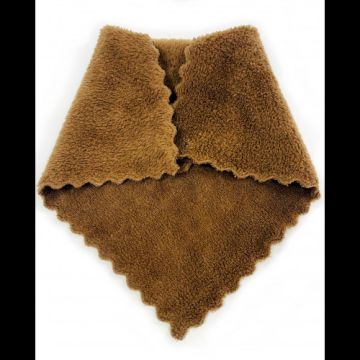 Салфетка микрофибра (29х29) универсальная Плюш Капучино КП 1/50/400