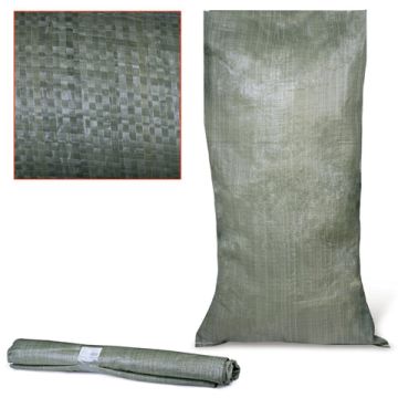 Мешки строительные полипропиленовые зеленые 55х105 10/10