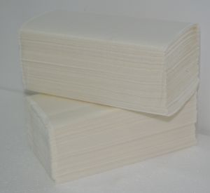 Полотенца бумажные 1сл 200л белые 23х23 (V) 33гр 1/20