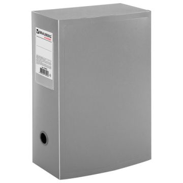 Короб архивный пластик 10см на 900л разборный серый Energy BRAUBERG 1/15 
