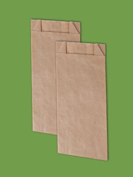 Пакет бумажный крафт 205х90+40 40гр/м2 V-дно ЭДП под шаурму 100/1600