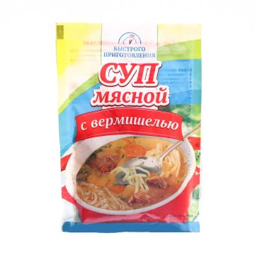 Продукты, Суп Арикон мясной с вермишелью 50 гр 1/20