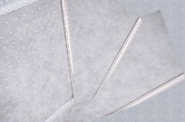 Ролик 100см х10м пленка полипропилен с белым рисунком 1/10