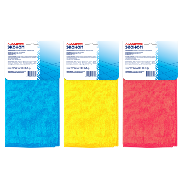Салфетка микрофибра (50х60) для пола Эконом Smart 1/20