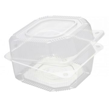 Контейнер с крышкой ПЭТ (125х125хх80) К-13 КР (В) UPAX-UNITY 600/600 