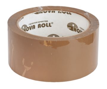 Клейкая лента (скотч) (48х66) темная Нова Ролл 204 6/36