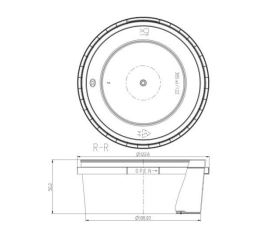 Крышка прозрачная к банке 0,385 d-122.6 540/540 