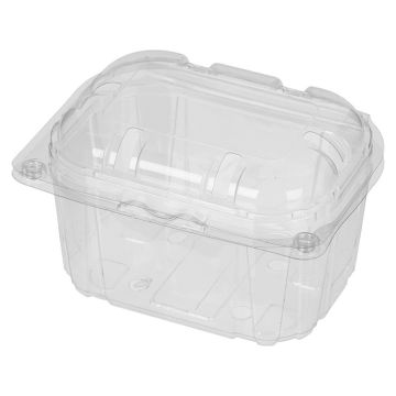 Контейнер с крышкой ПЭТ (125х95х75) ПР-РКФ-250 АВ для ягод и помидоров черри и т.д. 520/520 