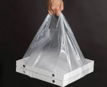 Пакет для переноски пиццы под коробку 30-38см ПНД (32+24х60)-14 100/1000