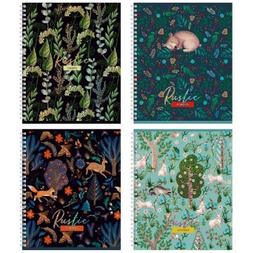 Тетрадь 96л А5 клетка гребень Rustic BG 1/4/24