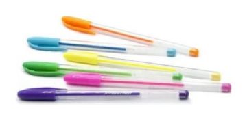 Набор гелевых ручек 6цв узел 1,0мм Silwerhof Create Neon 1/24